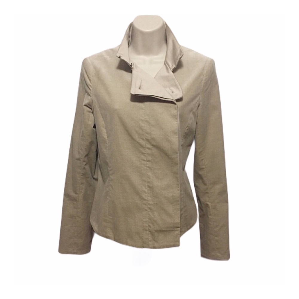 Theory Beige Brushed Cord Velvet Harper Blazer